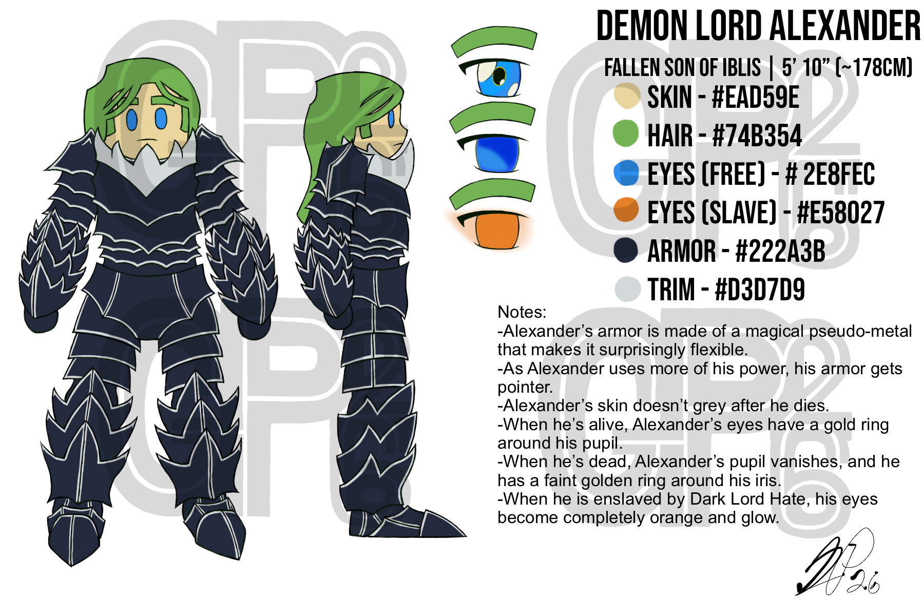 Alexander Reference Art