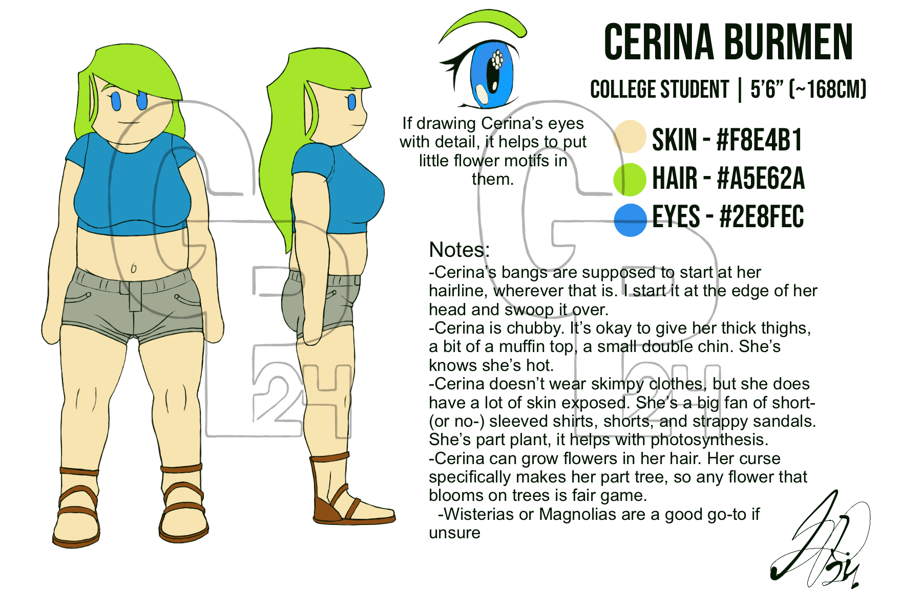 Cerina Reference Page