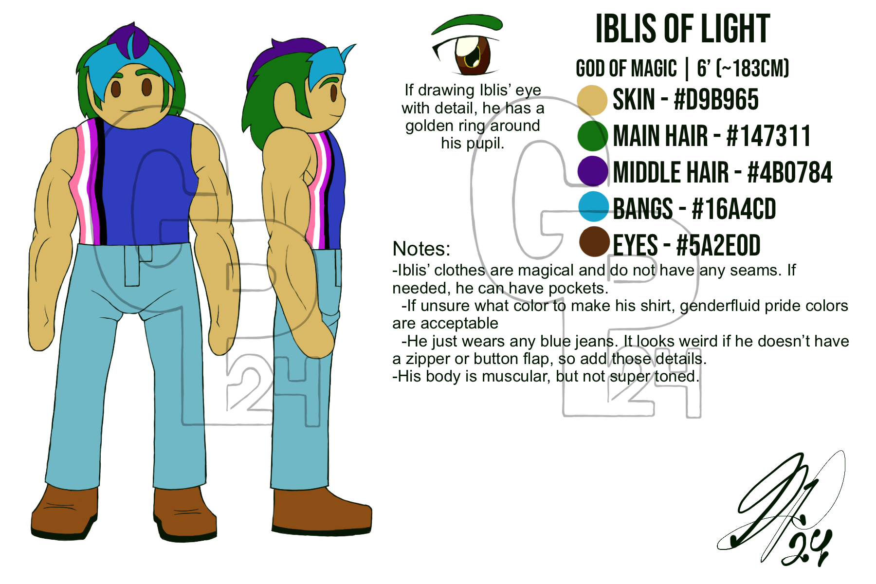 Iblis of Light Reference Page